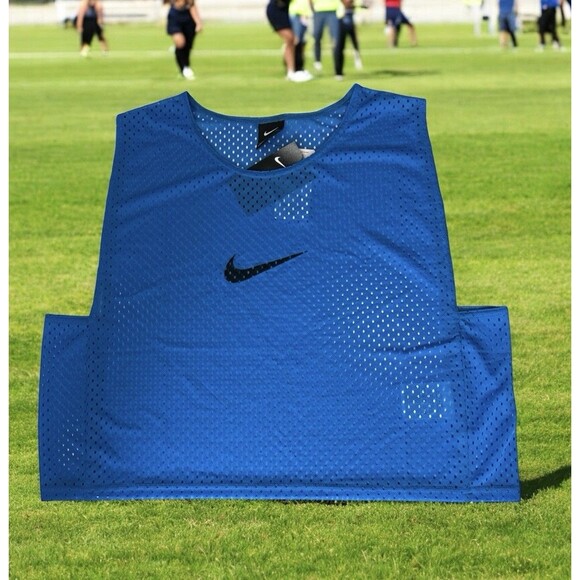 Nike Dri-Fit Park Mesh Soccer Bib Adult Unisex Blue CW3845-406 Size Large NWT - Picture 3 of 10